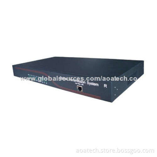 Fiber Video Converter, Converts 16-channel Video, Audio, Data, Ethernet to Fiber-opticNew